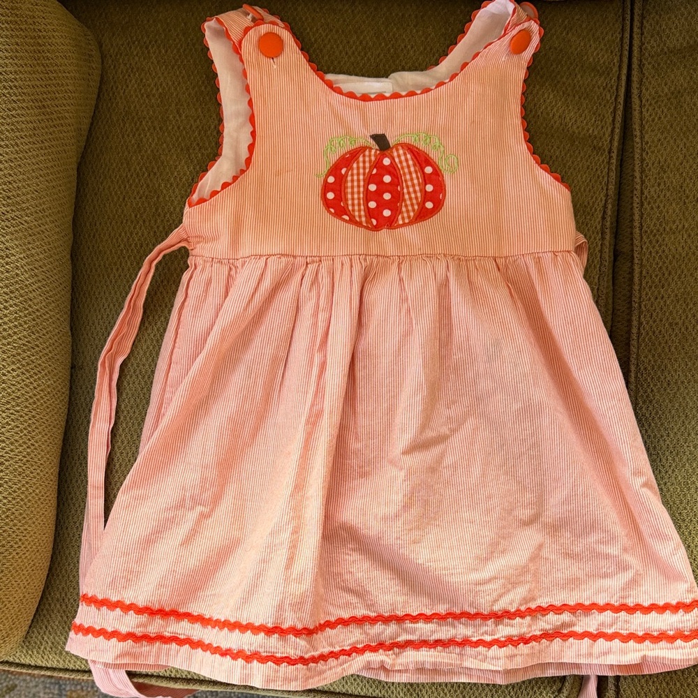 Adorable Orange Pumpkin Dress
